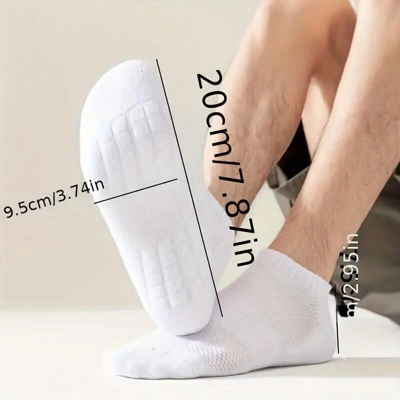 5-Pairs: Unisex Breathable Sports Ankle Socks DailySale