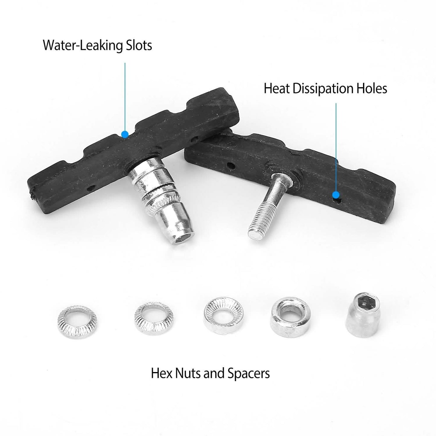 5-Pairs: V Bike Brake Pads DailySale