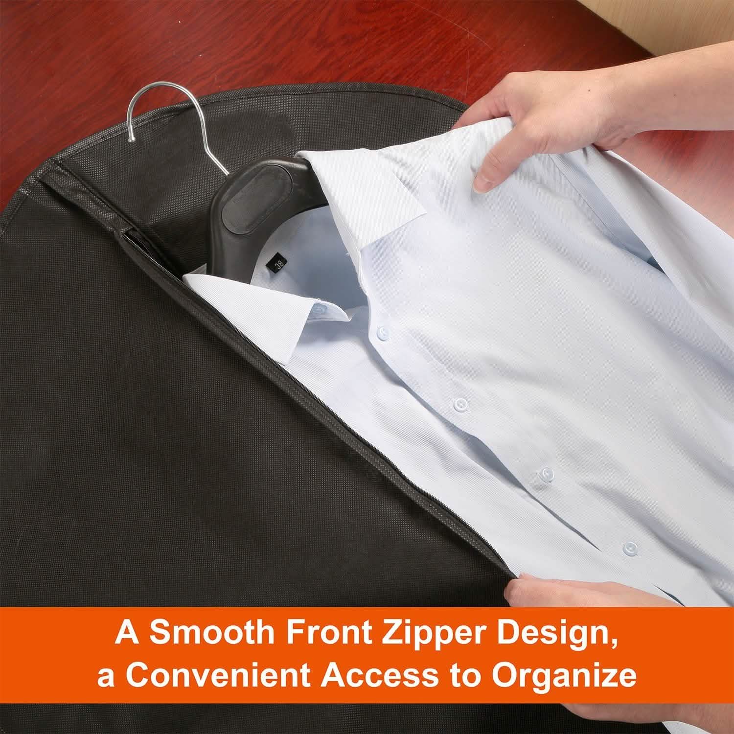 5-Piece: 39" Garment Bags Hanging Suit Bags Covers DailySale