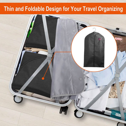 5-Piece: 39" Garment Bags Hanging Suit Bags Covers DailySale