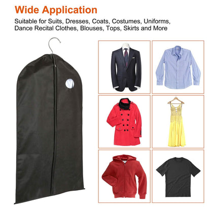 5-Piece: 39" Garment Bags Hanging Suit Bags Covers DailySale