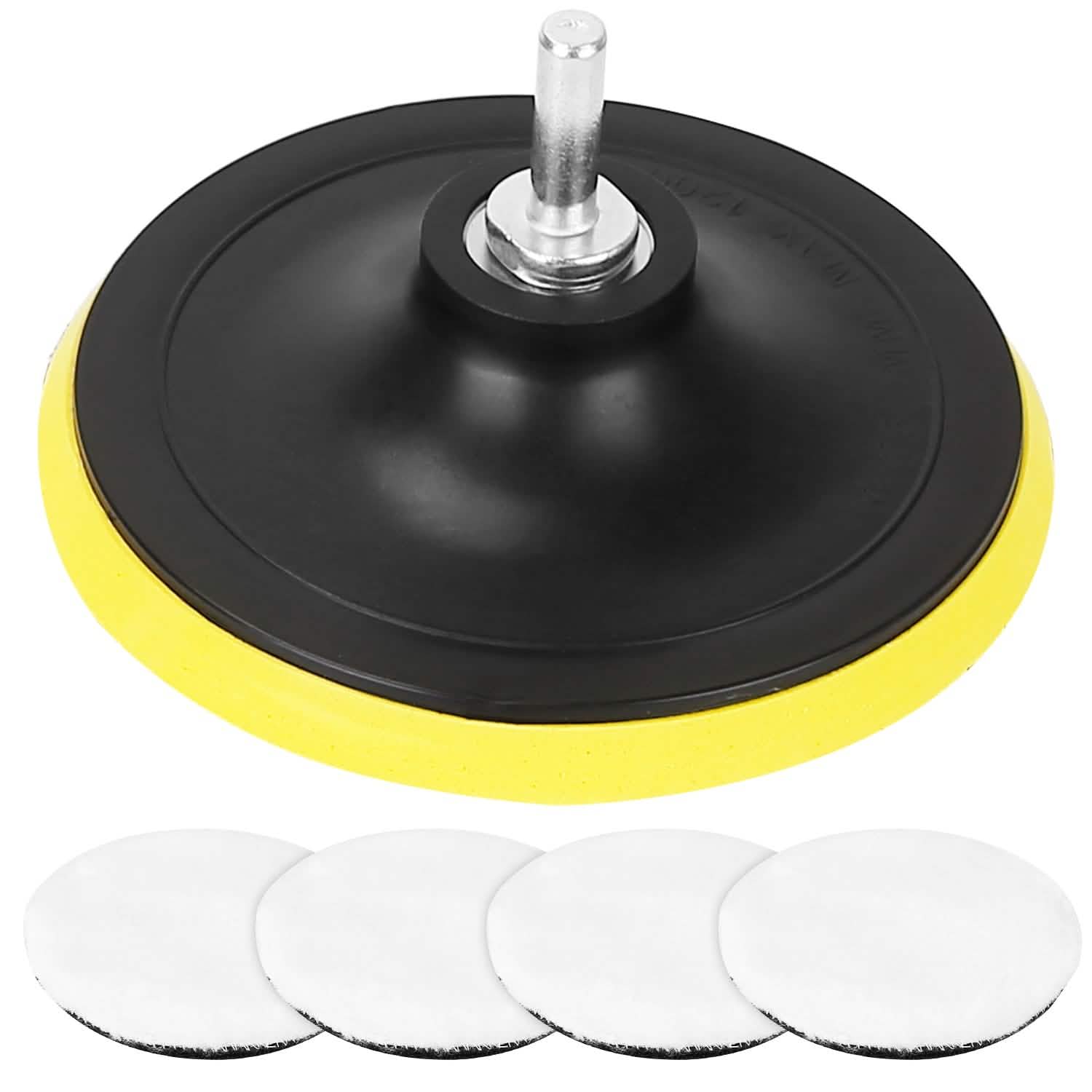 5-Piece: 6" Buffing Polishing Pads DailySale