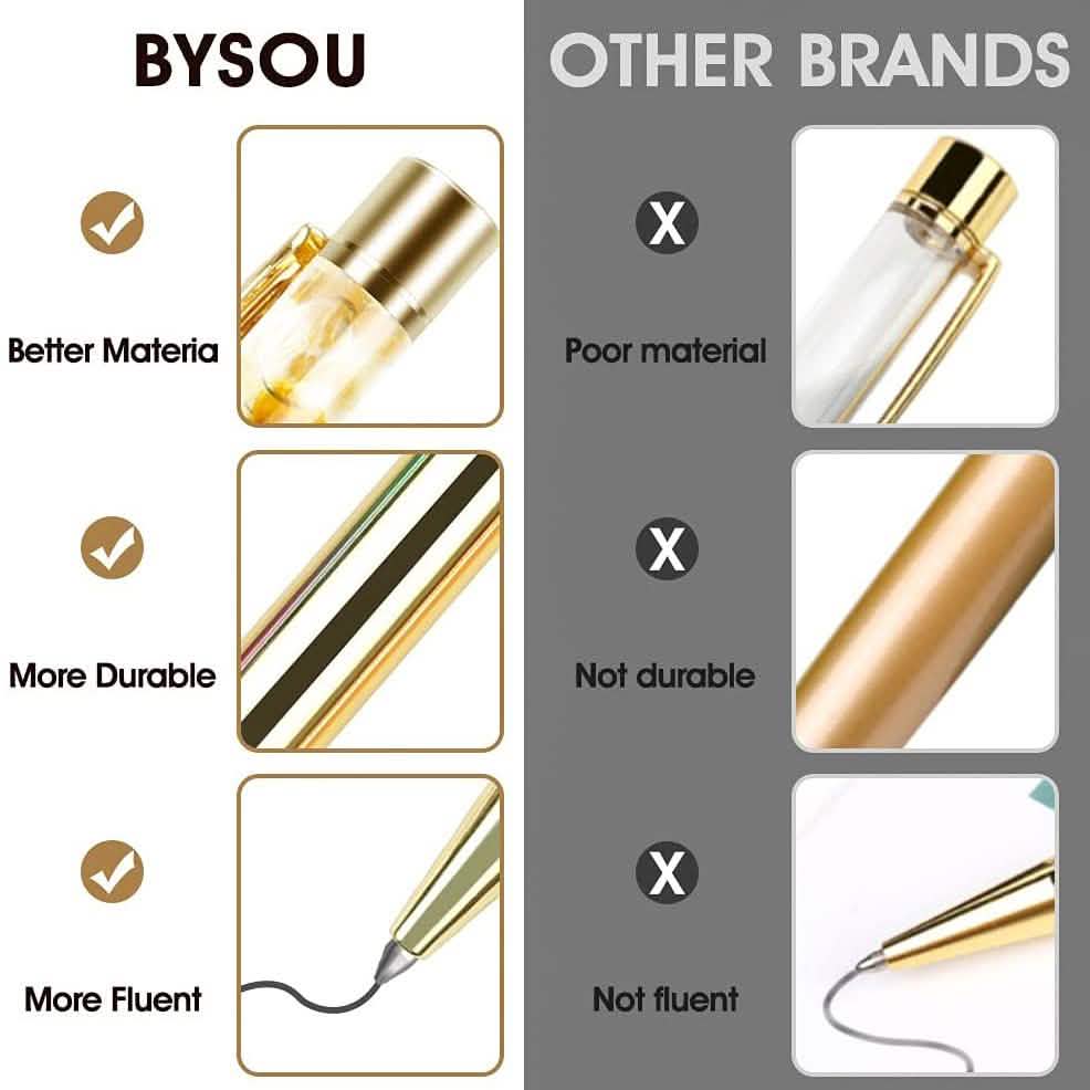 5-Piece: Bling Dynamic Liquid Ballpoint Pens DailySale