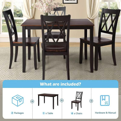 5-Piece: Dining Table Set DailySale