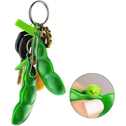 5-Piece: Edamame Keychain Squeeze Toy DailySale