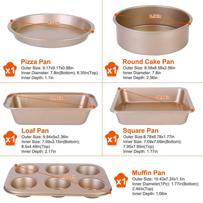 5-Piece: Nonstick Bakeware Set DailySale