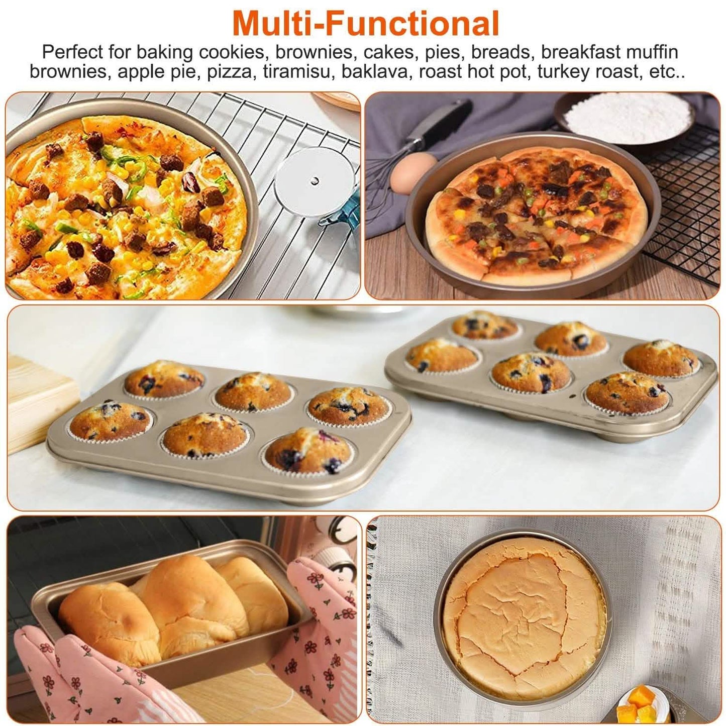 5-Piece: Nonstick Bakeware Set DailySale