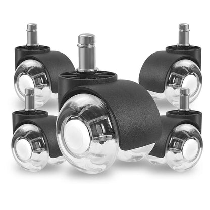 5-Piece: Office Chair Wheels Replacement DailySale