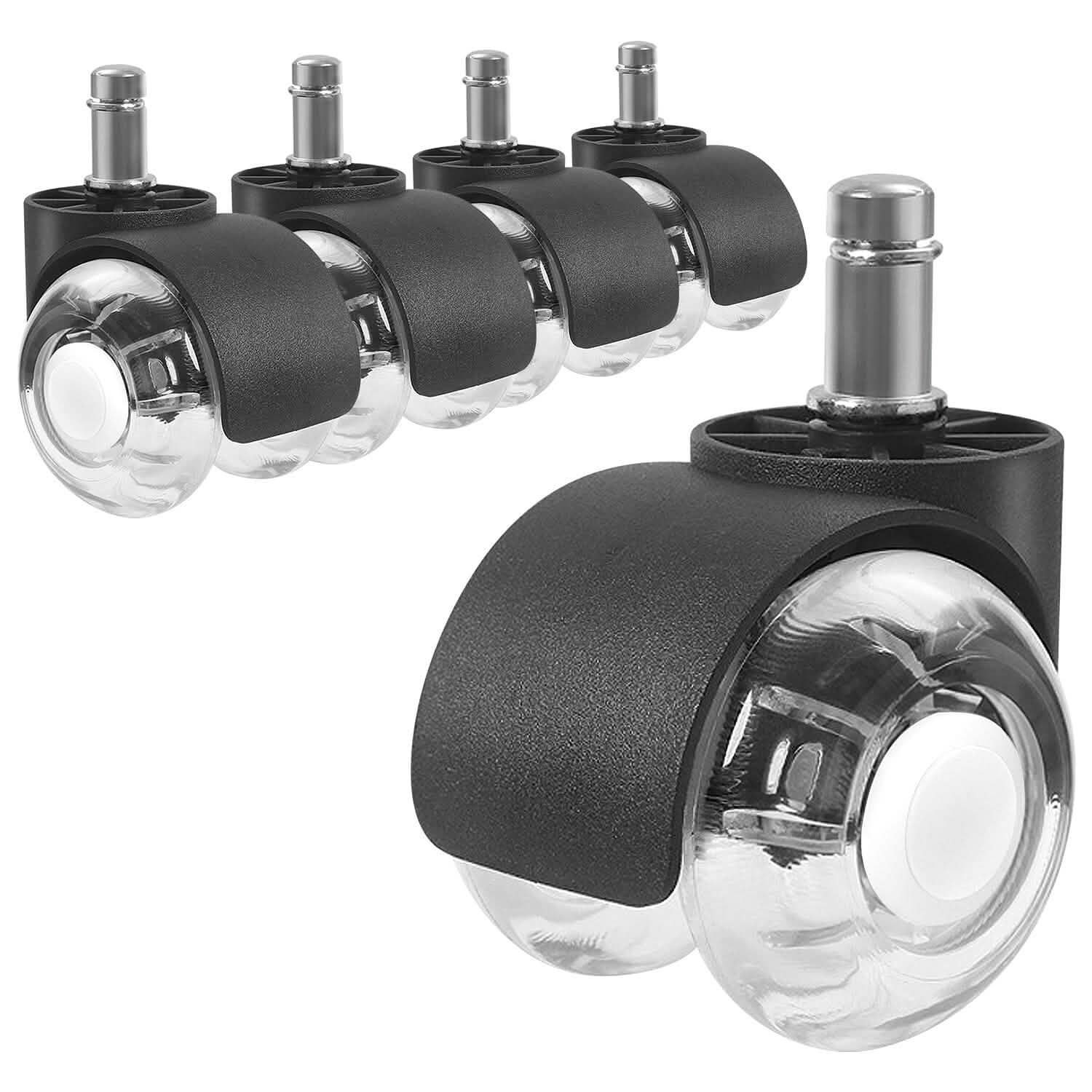 5-Piece: Office Chair Wheels Replacement DailySale