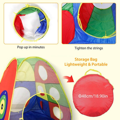 5-Piece: Pop Up Playhouse Kids Ball Pit Tents DailySale