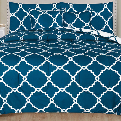 5-Piece: Reversible Comforter Set DailySale