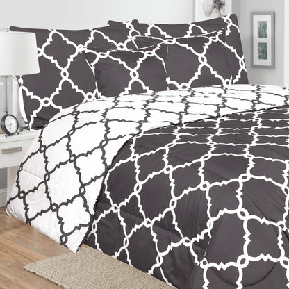 5-Piece: Reversible Comforter Set DailySale