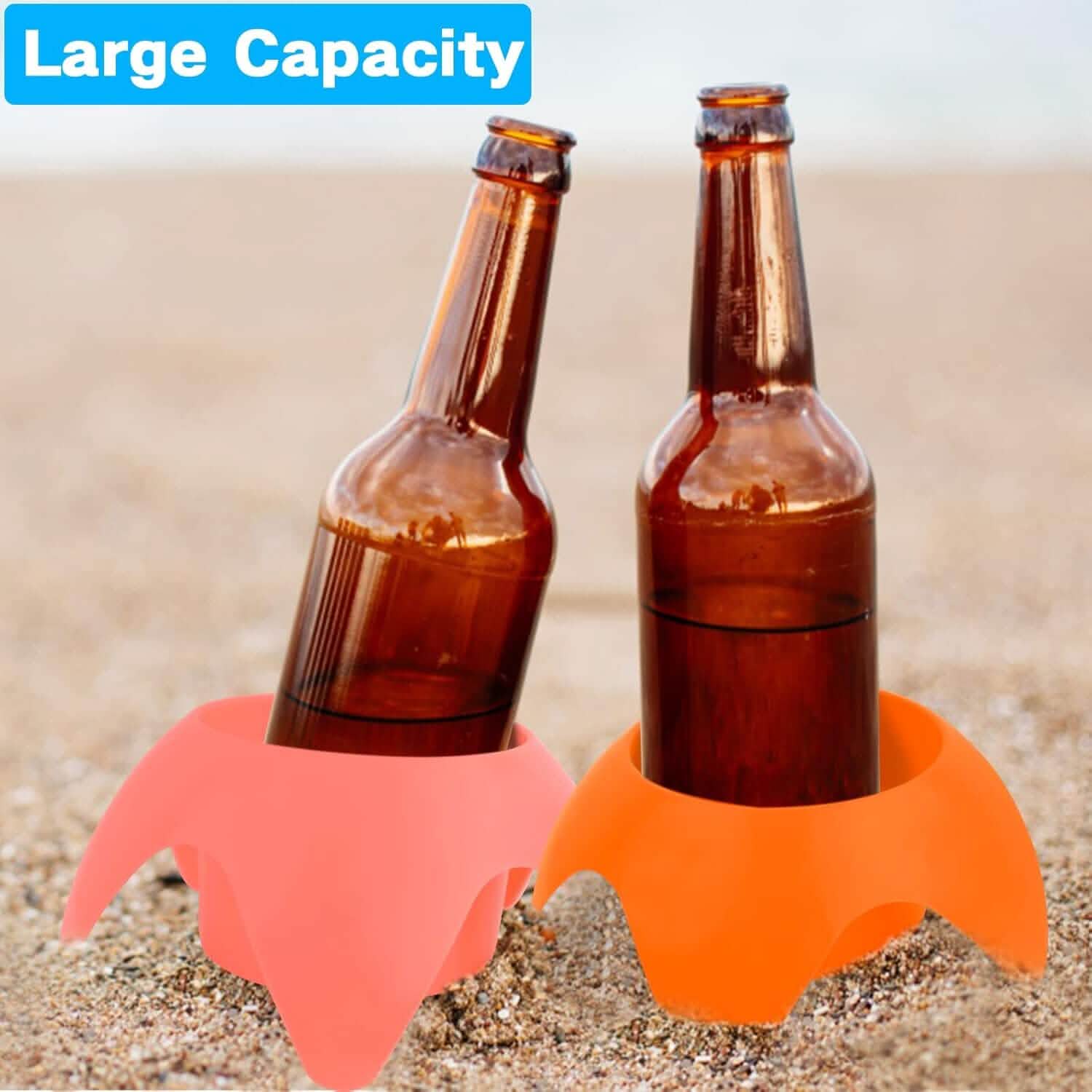 5-Piece: Seaside Plastic Beach Cup Holder DailySale