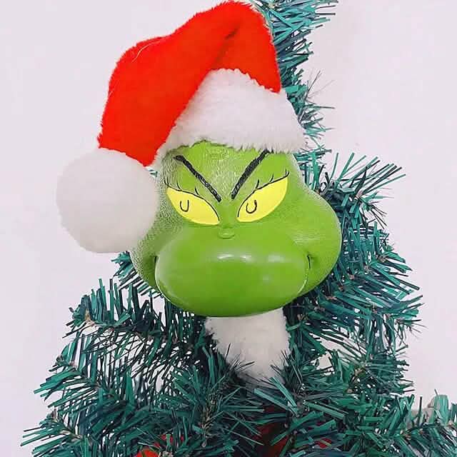 5-Piece Set: Grinch Christmas Tree Decorations, Elf Head, Christmas Tree Arms and Legs DailySale