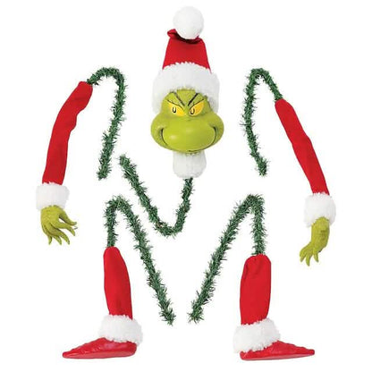 5-Piece Set: Grinch Christmas Tree Decorations, Elf Head, Christmas Tree Arms and Legs DailySale