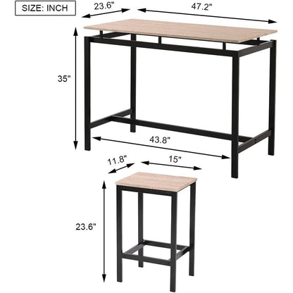 5-Piece Set: Kitchen Table and Chairs Set DailySale