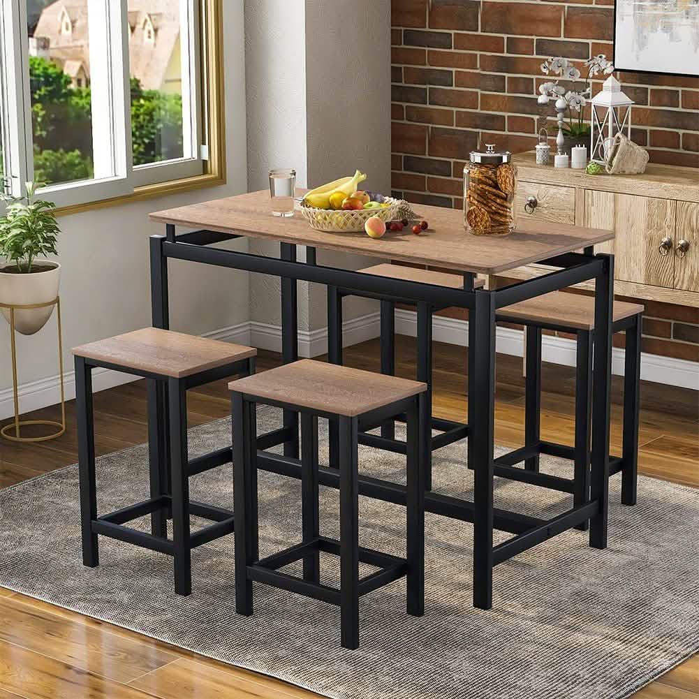 5-Piece Set: Kitchen Table and Chairs Set DailySale