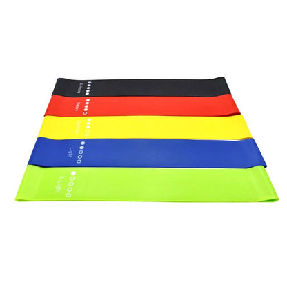 5-Piece Set: Resistance Loop Exercise Bands DailySale