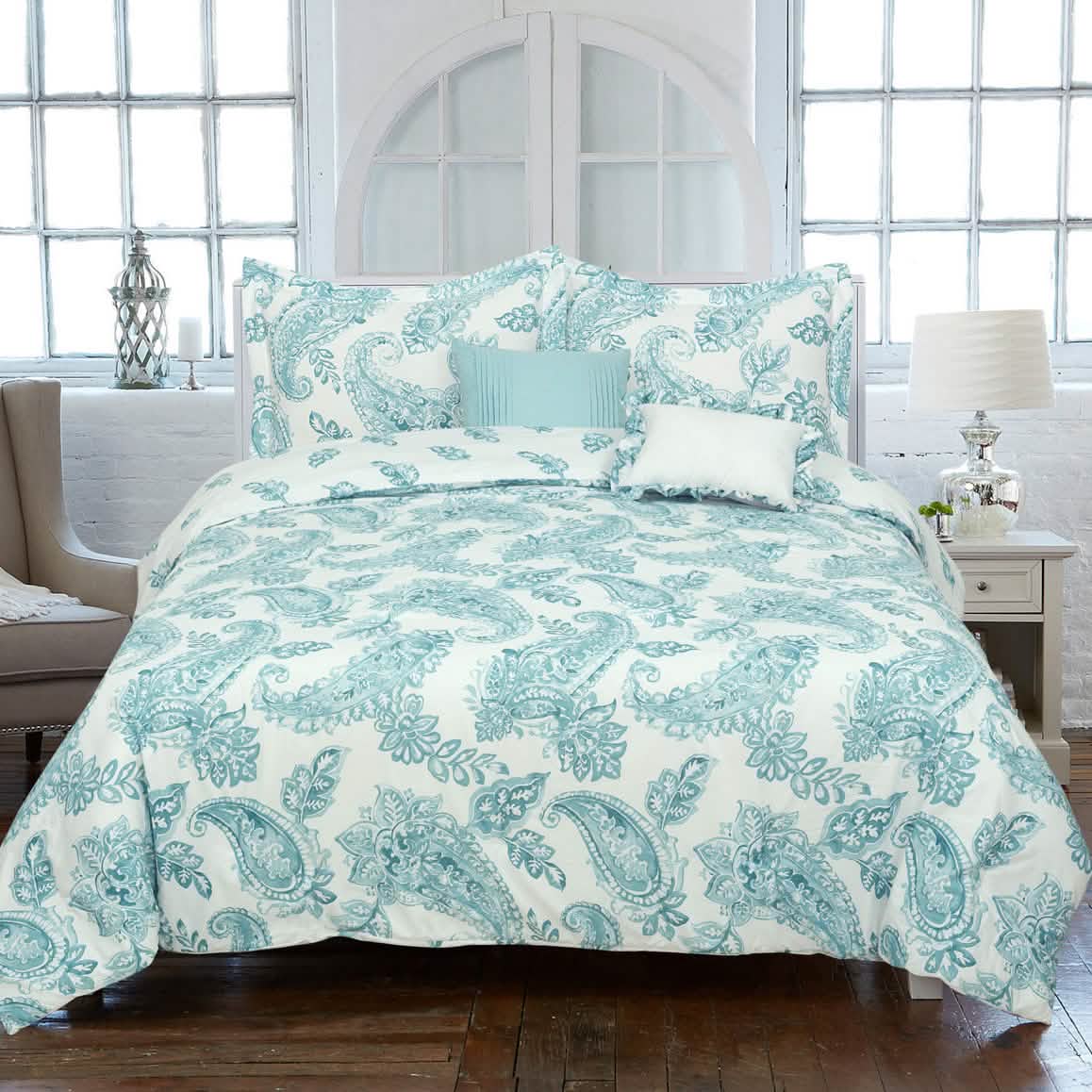 5-Piece Set: Sloane Street Aruba Paisley Comforter Set DailySale