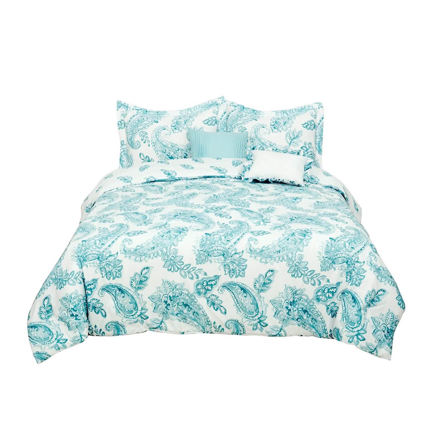 5-Piece Set: Sloane Street Aruba Paisley Comforter Set DailySale