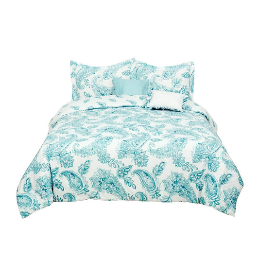 5-Piece Set: Sloane Street Aruba Paisley Comforter Set DailySale