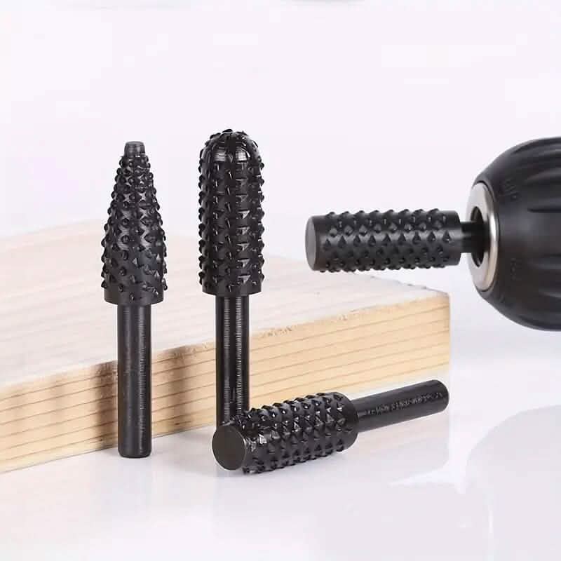 5-Piece Set: Wood Carving File Rasp Drill Bit DailySale