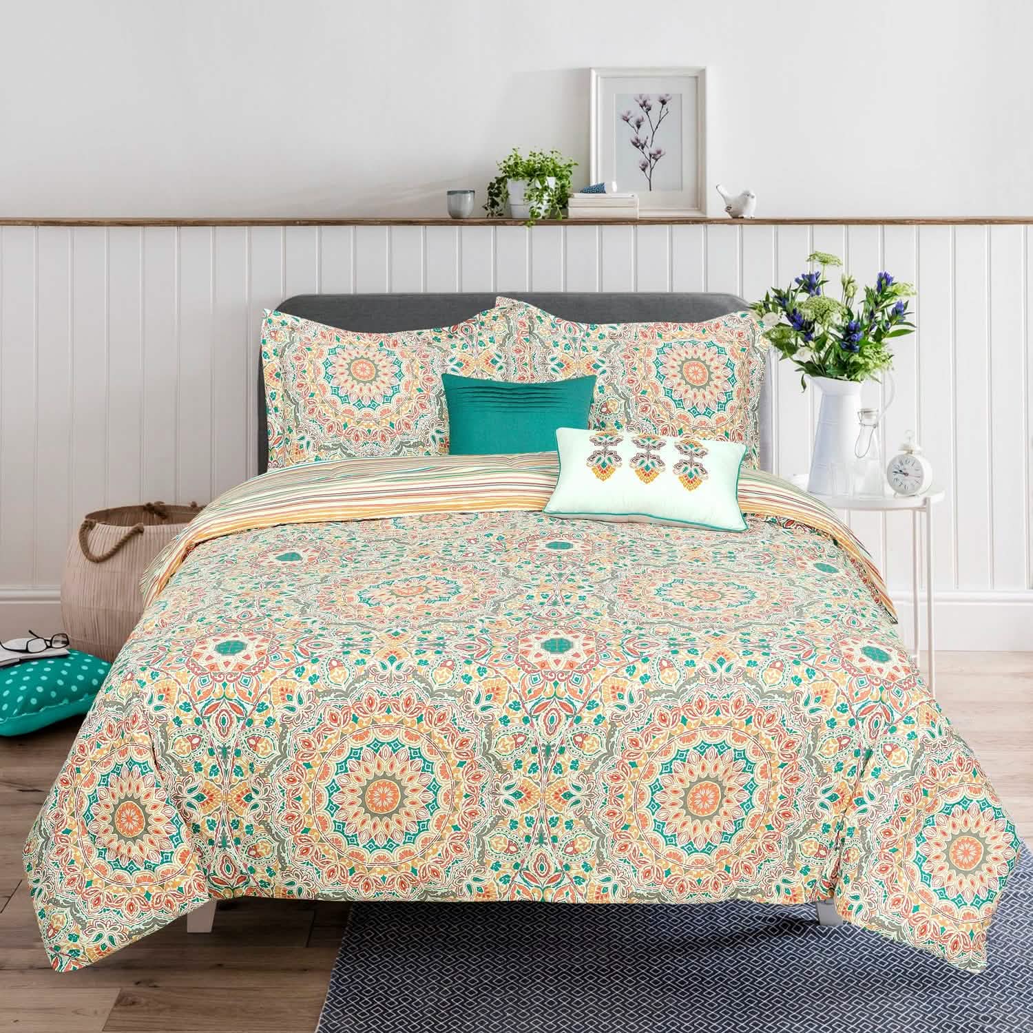 5-Piece: Sloane Street Cozumel Medallion Comforter Set DailySale