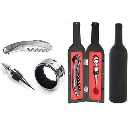 5-Piece: Wine Opener Set with Bottle-Shaped Case DailySale