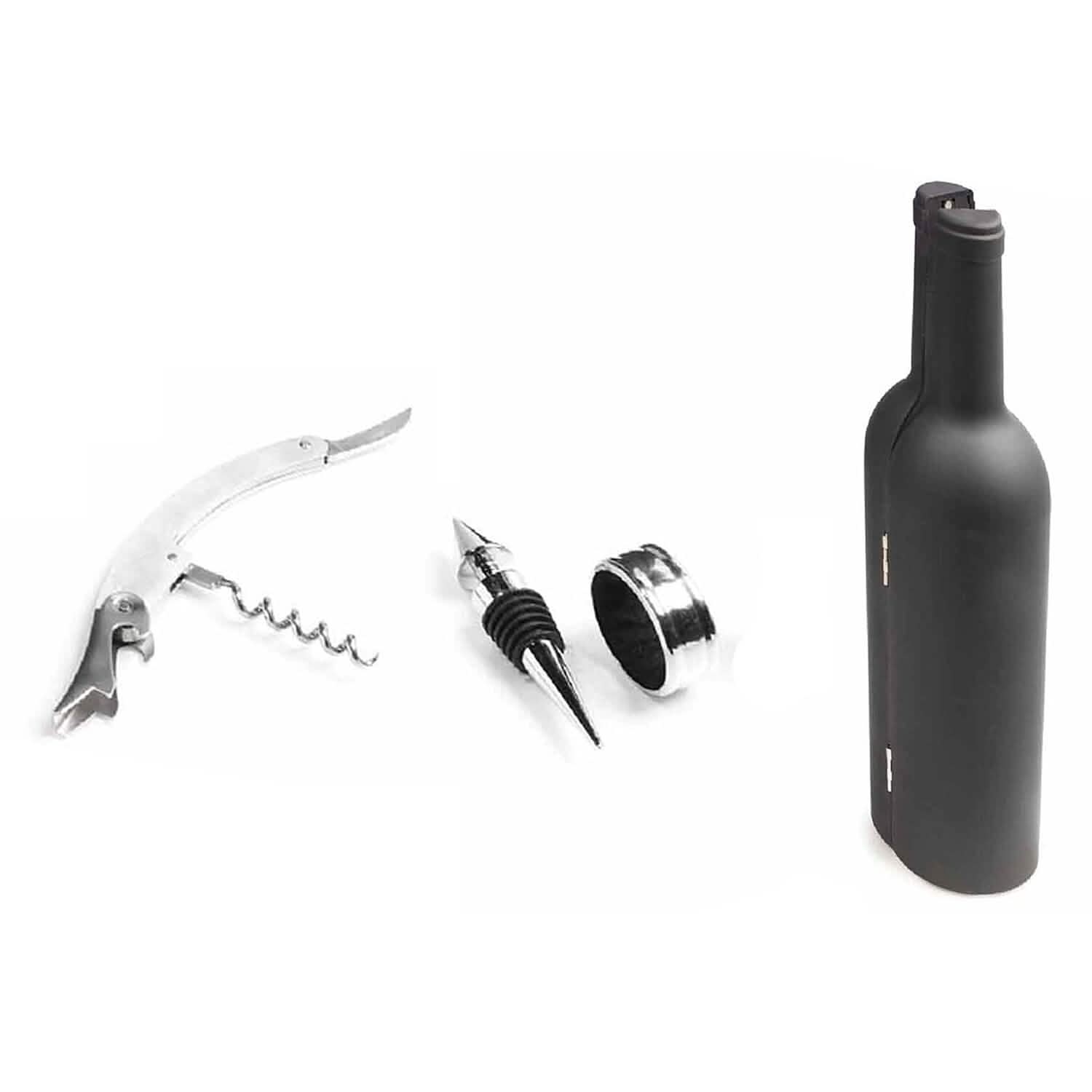 5-Piece: Wine Opener Set with Bottle-Shaped Case DailySale