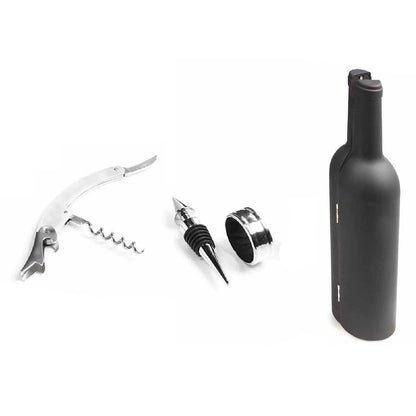 5-Piece: Wine Opener Set with Bottle-Shaped Case DailySale