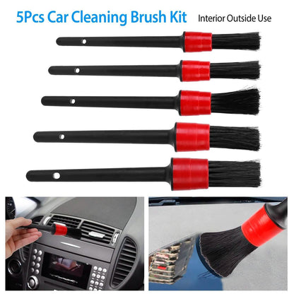 5-Pieces: Car Detailing Brush Set DailySale