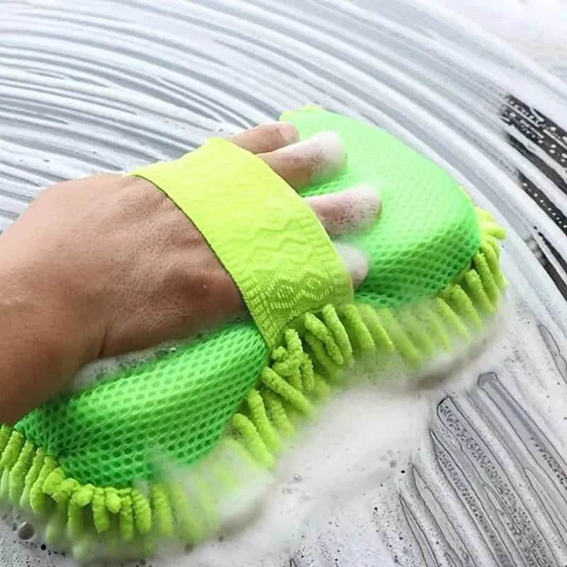 5-Pieces: Car Wash Mitt Chenille Microfiber Wash Sponge Scratch Free DailySale