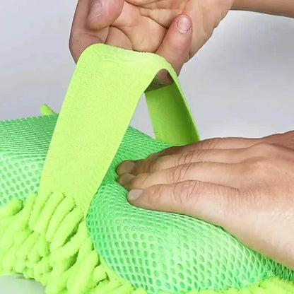 5-Pieces: Car Wash Mitt Chenille Microfiber Wash Sponge Scratch Free DailySale