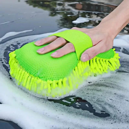 5-Pieces: Car Wash Mitt Chenille Microfiber Wash Sponge Scratch Free DailySale