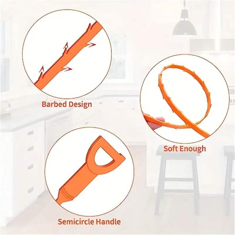5-Pieces: Drain Clog Remover Tool DailySale