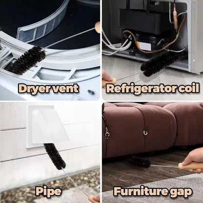 Flexible Cleaning Brush Set for Dryer Vents, Lint Traps, Radiators & Appliances DailySale