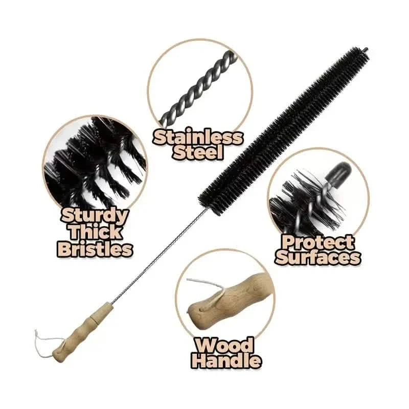 Flexible Cleaning Brush Set for Dryer Vents, Lint Traps, Radiators & Appliances DailySale