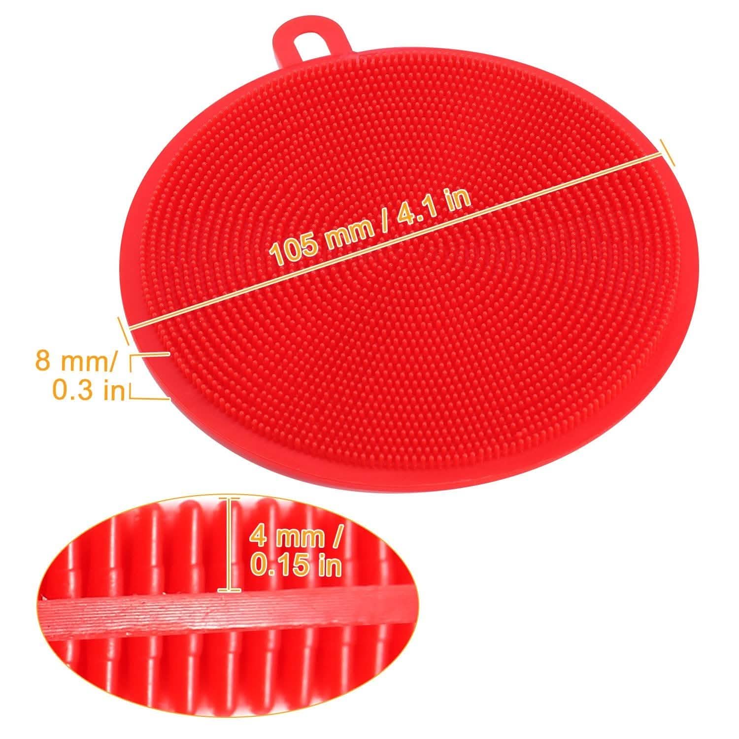 5-Pieces: Kitchen Cleaning Silicone Scrubber DailySale