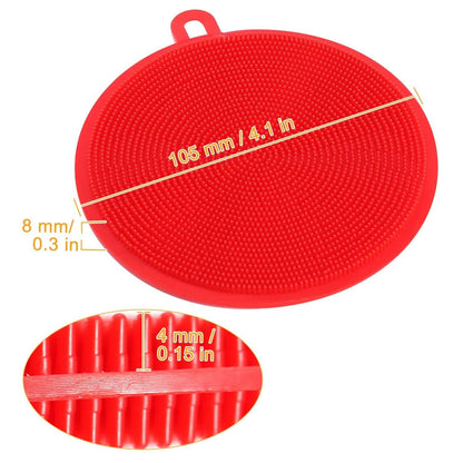 5-Pieces: Kitchen Cleaning Silicone Scrubber DailySale