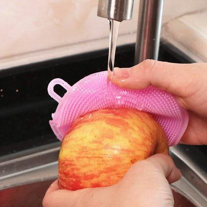 5-Pieces: Kitchen Cleaning Silicone Scrubber DailySale
