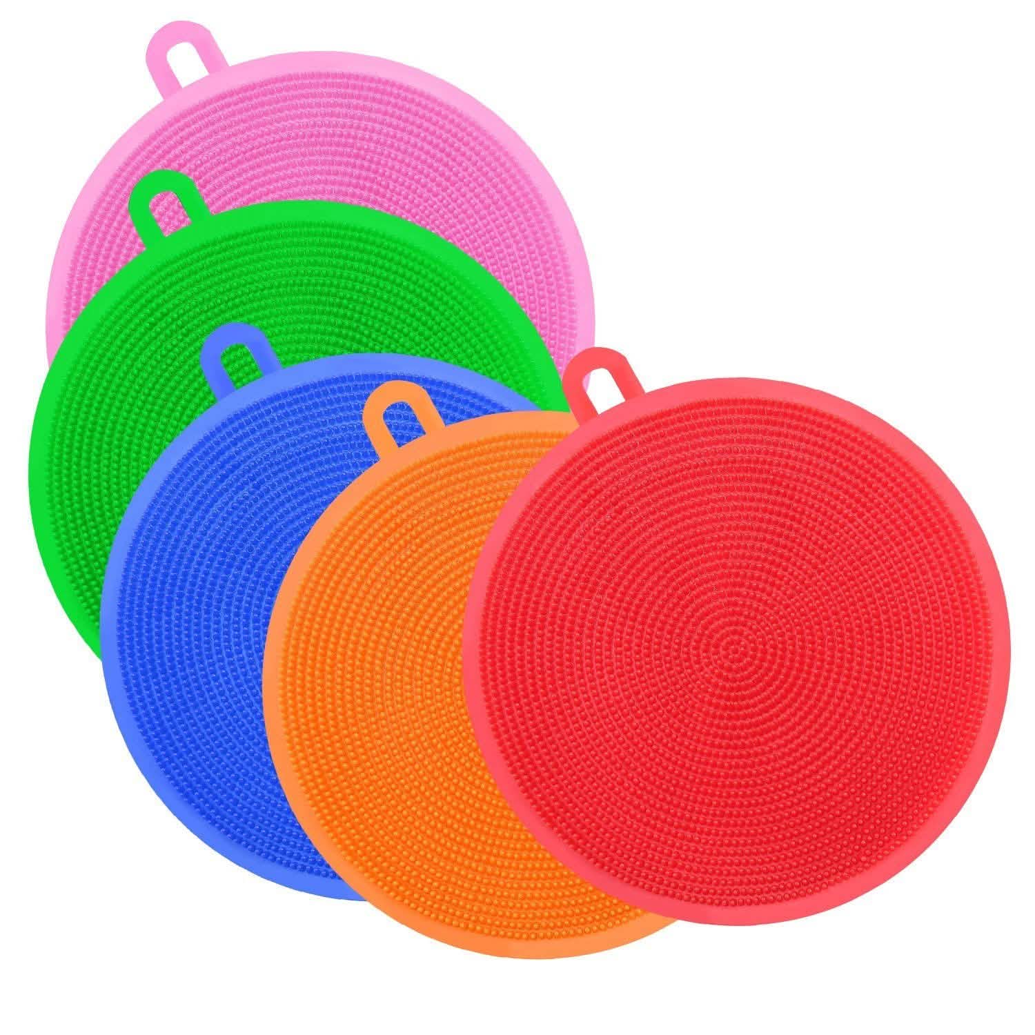 5-Pieces: Kitchen Cleaning Silicone Scrubber DailySale