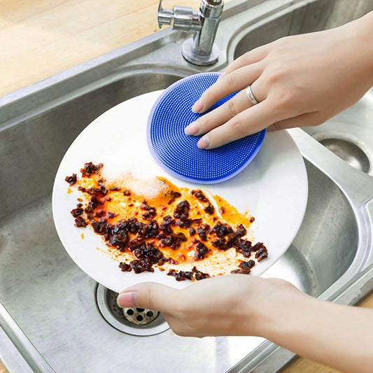 5-Pieces: Kitchen Cleaning Silicone Scrubber DailySale
