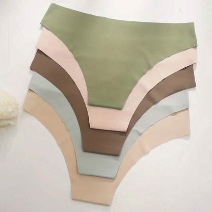 5-Pieces: Seamless Comfy Solid Panties DailySale