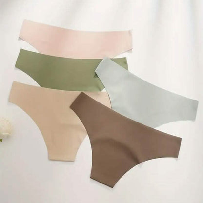 5-Pieces: Seamless Comfy Solid Panties DailySale