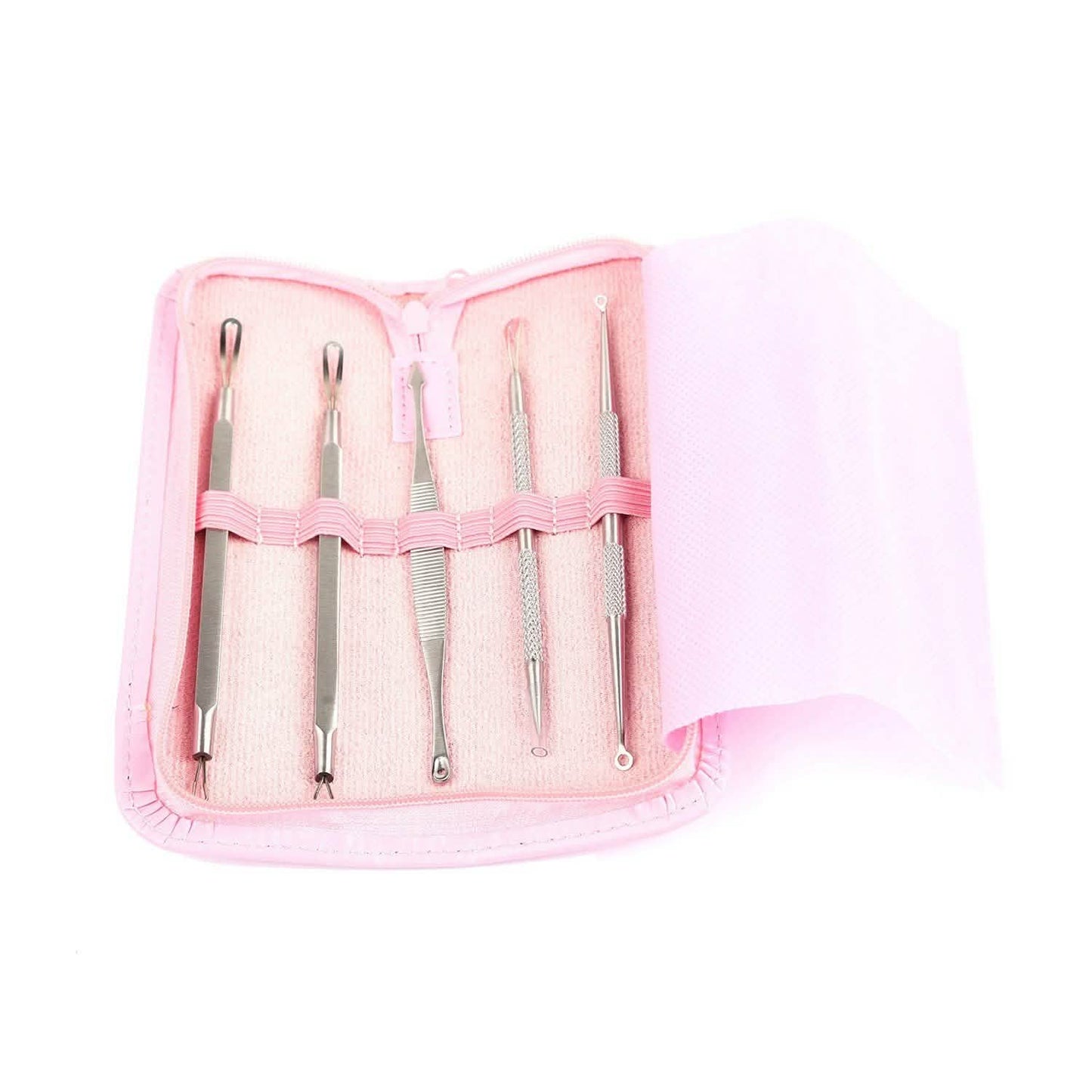 5-Pieces Set: BlackHead Remover Kit Pimple Comedone Extractor Tool Set DailySale