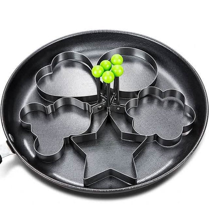 5-Pieces Set: Fried Egg Mold Pancake Rings Shaped DailySale