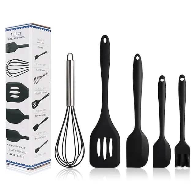 5-Pieces: Silicone Cooking Utensils Sets DailySale