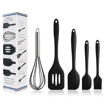 5-Pieces: Silicone Cooking Utensils Sets DailySale