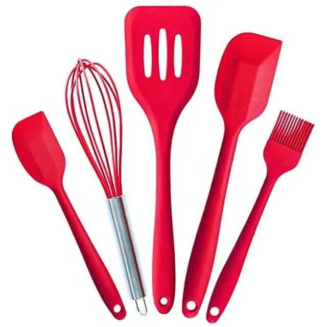 5-Pieces: Silicone Cooking Utensils Sets DailySale