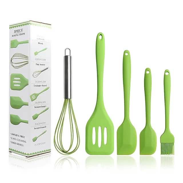 5-Pieces: Silicone Cooking Utensils Sets DailySale